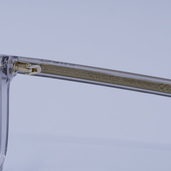 🕶️ New Gucci GG0737O 016 Eyeglasses - Grey/Transparent Frame